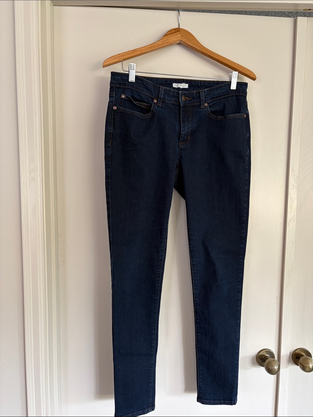 Eileen Fisher Dark Indigo Skinny Jeans